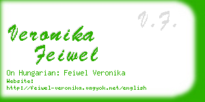 veronika feiwel business card